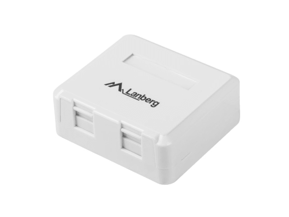 Lanberg OK1-0002-W caja de conexiones de red Cat6 Blanco
