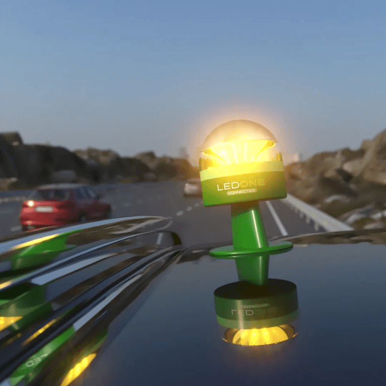 LED One 103886 lámpara de emergencia Verde