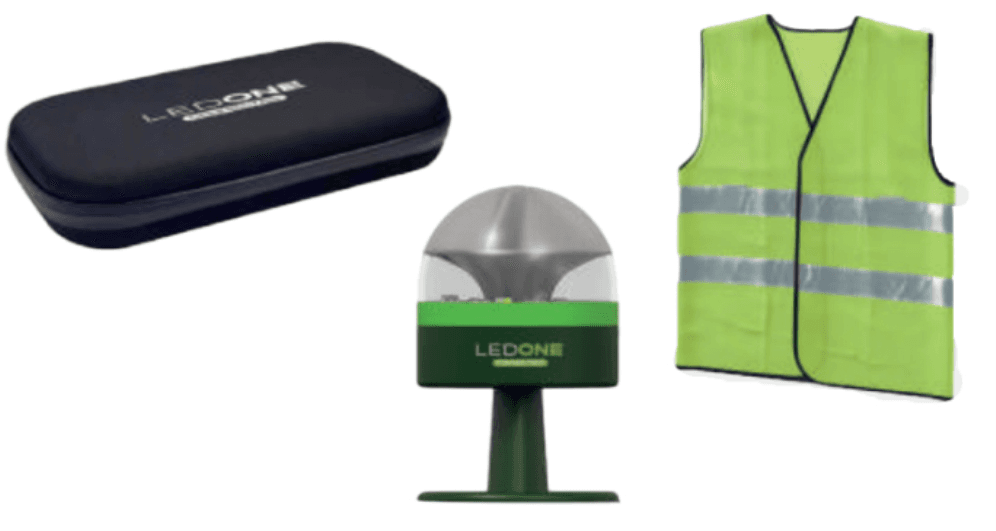 LED One 103886-2 lámpara de emergencia Verde