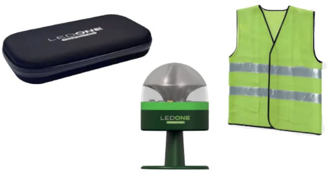 LED One 103886-2 lámpara de emergencia Verde