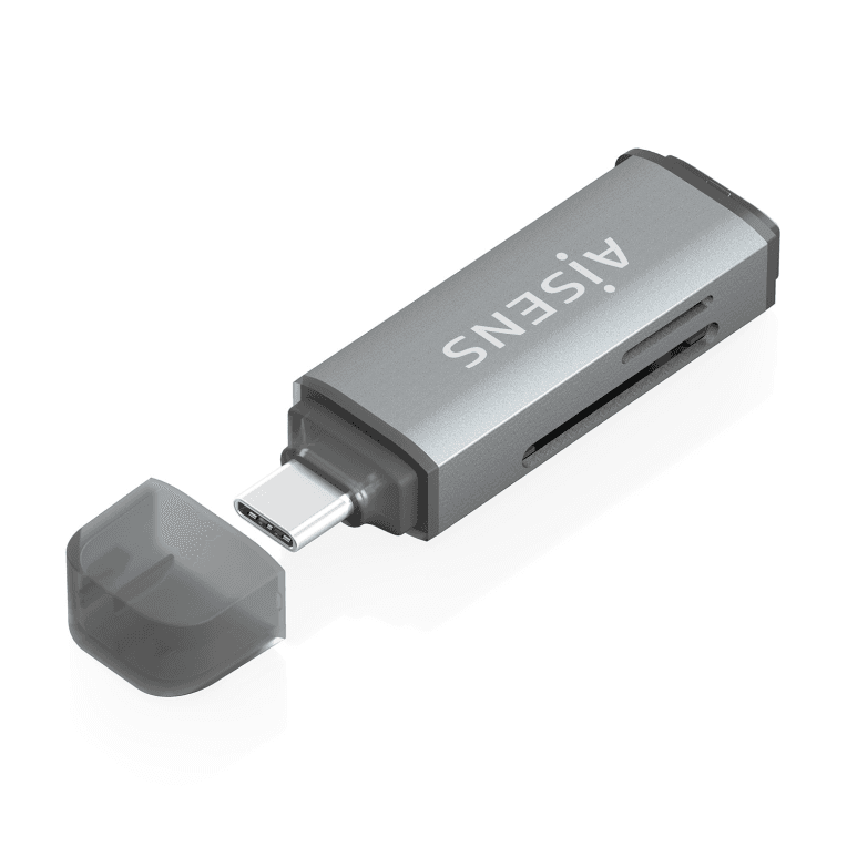 AISENS ASCR-2C10-GR lector de tarjeta USB 3.2 Gen 1 (3.1 Gen 1) Type-C