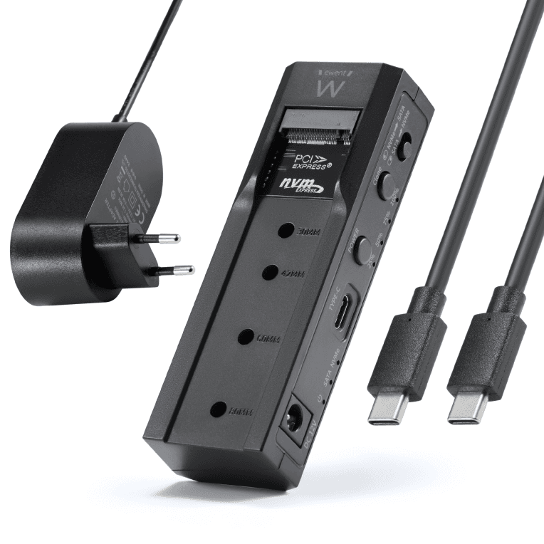 Ewent EW7065 caja para disco duro externo Carcasa de disco duro/SSD Negro 2.5/3.5"