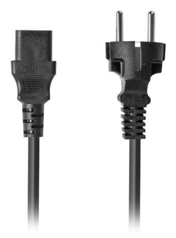 Lanberg CA-C13C-15CC-0018-BK cable de transmisión Negro 1,8 m C13 acoplador CEE7/7