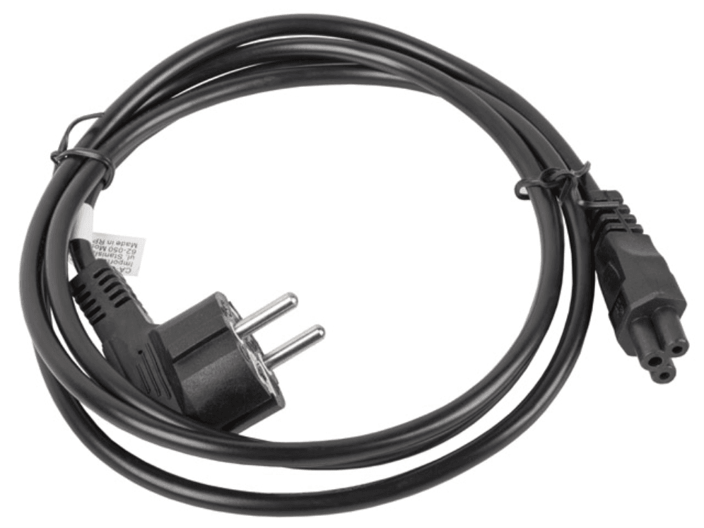 Lanberg CA-C5CA-11CC-0018-BK cable de transmisión Negro 1,8 m CEE7/7 C5 acoplador
