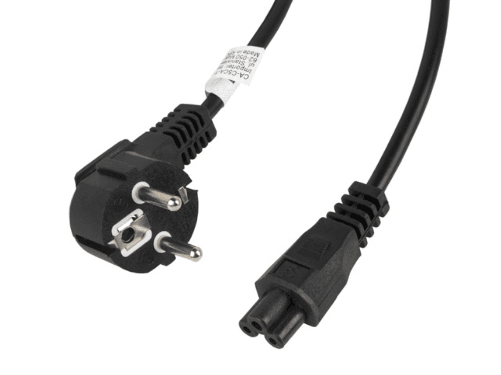 Lanberg CA-C5CA-11CC-003-BK cable de transmisión Negro 3 m C5 acoplador CEE7/7