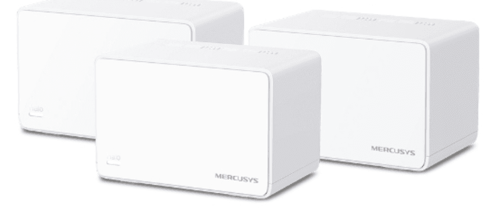 Mercusys Halo H80X (3-pack) Doble banda (2,4 GHz / 5 GHz) Wi-Fi 6 (802.11ax) Blanco Interno