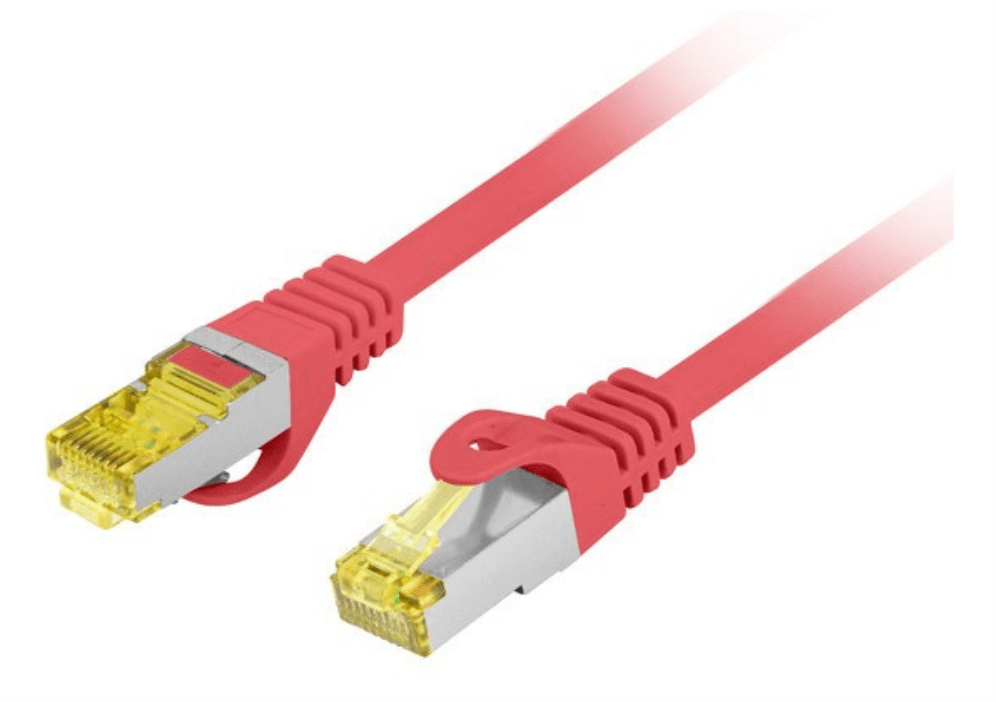 Lanberg PCF6A-10CU-0100-R cable de red Rojo 1 m Cat6a S/FTP (S-STP)