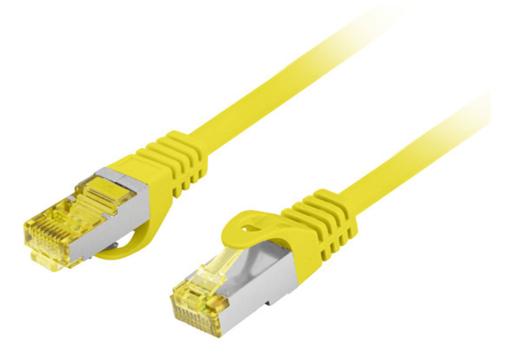 Lanberg PCF6A-10CU-0100-Y cable de red Amarillo 1 m Cat6a S/FTP (S-STP)