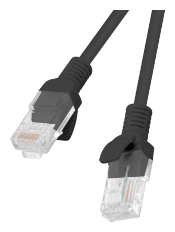 Lanberg PCU6-10CC-0150-BK cable de red Negro 1,5 m Cat6 U/UTP (UTP)