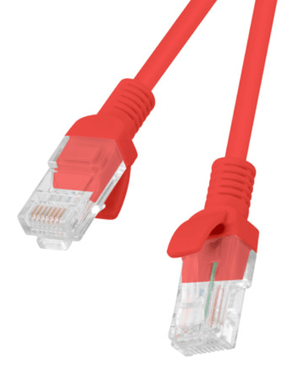 Lanberg PCU6-10CC-0100-R cable de red Rojo 1 m Cat6 U/UTP (UTP)