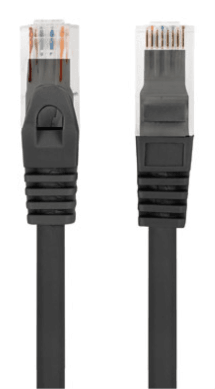 Lanberg PCU6-10CU-0100-BK cable de red Negro 1 m Cat6 U/UTP (UTP)