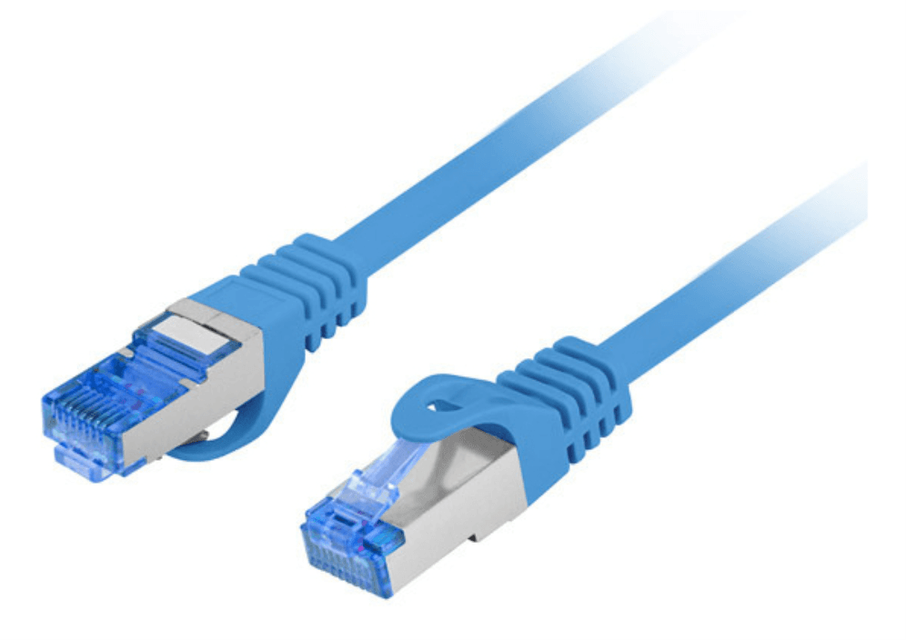 Lanberg PCF6A-10CC cable de red Azul 2 m Cat6a S/FTP (S-STP)