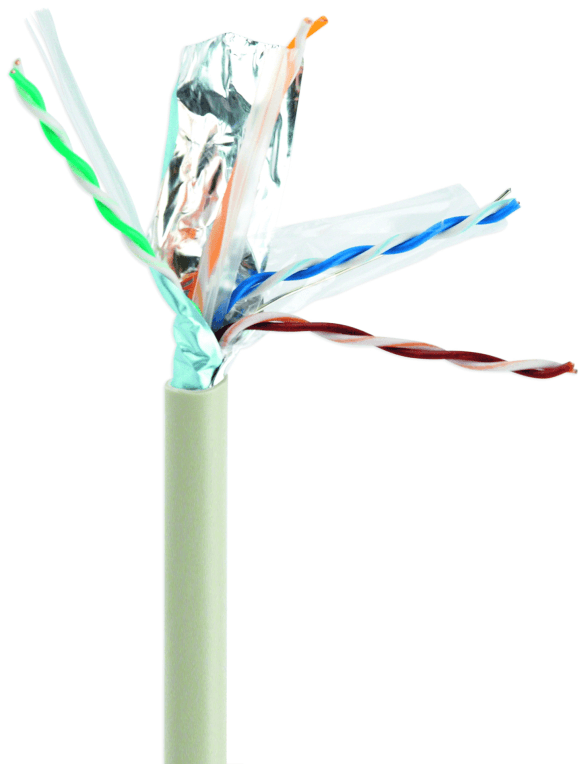 Gembird CAT6 FTP 100m cable de red Gris F/UTP (FTP)