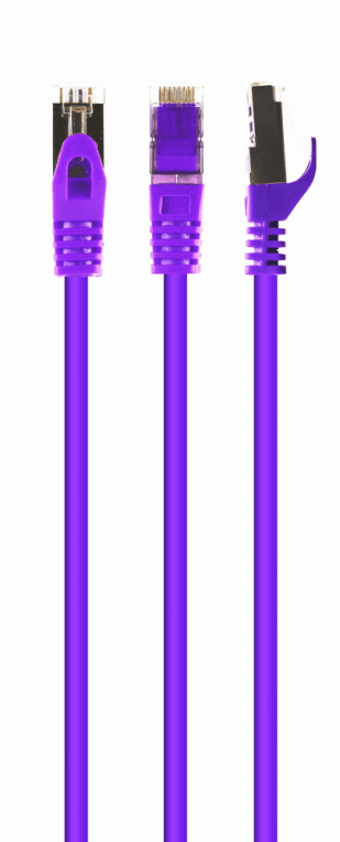 Gembird PP6A-LSZHCU-V-0.5M cable de red Violeta 0,5 m Cat6a S/FTP (S-STP)
