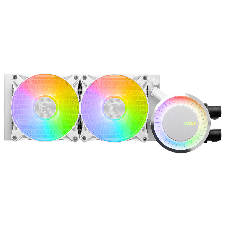 MSI MAG Coreliquid E240 WHITE Placa base, Procesador Kit de refrigeración líquida 12 cm Blanco