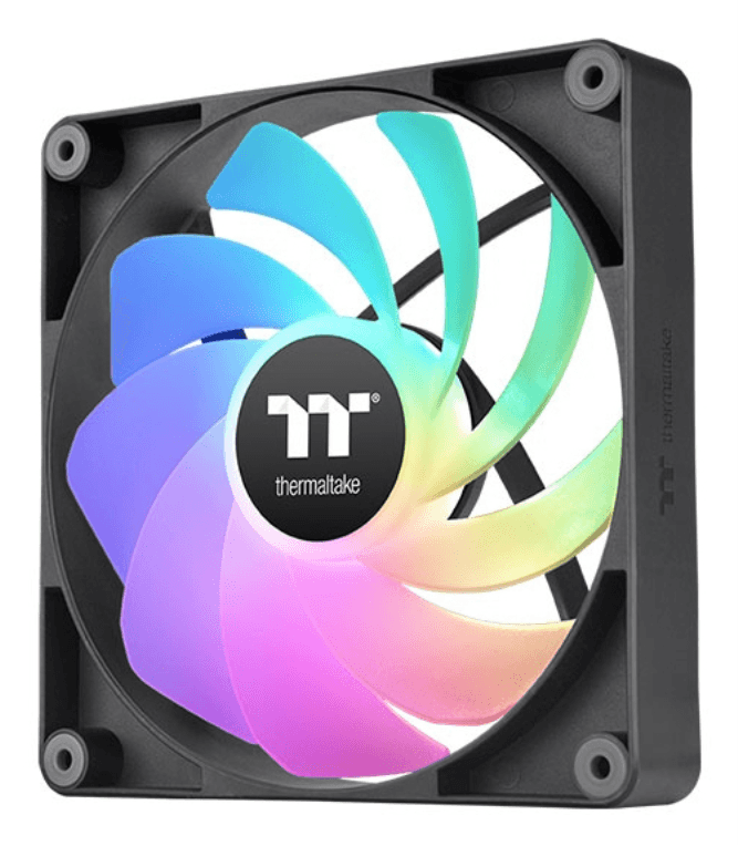 Thermaltake CT120 Reverse ARGB Carcasa del ordenador Ventilador 12 cm Negro 2 pieza(s)