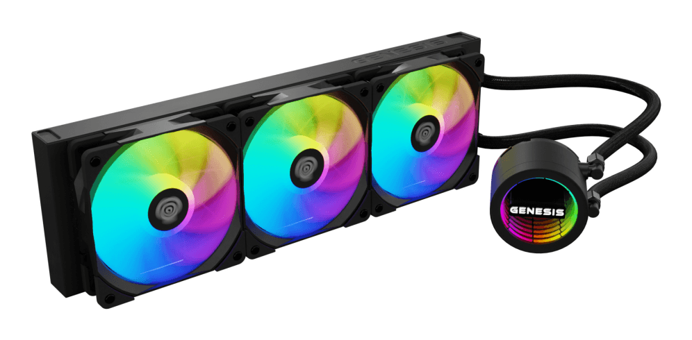 GENESIS NLG-2321 sistema de refrigeración para ordenador Carcasa del ordenador Kit de refrigeración líquida Negro