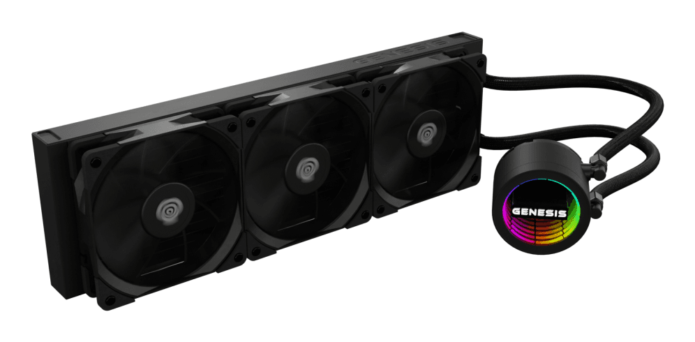 GENESIS NLG-2320 sistema de refrigeración para ordenador Carcasa del ordenador Kit de refrigeración líquida Negro