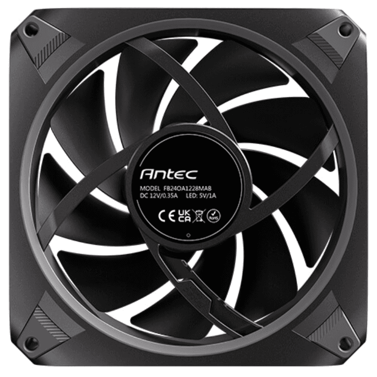 Antec Orbit 120 ARGB FAN Carcasa del ordenador Ventilador 12 cm Negro