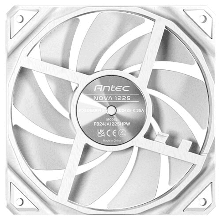 Antec Nova Carcasa del ordenador Ventilador 12 cm Blanco 1 pieza(s)