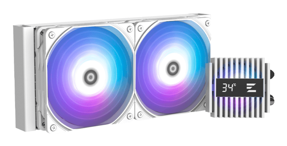 Zalman ALPHA2 A24 WHITE sistema de refrigeración para ordenador Procesador Sistema de refrigeración líquida todo en uno 12 cm Blanco
