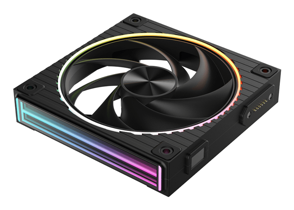 Zalman ZM-DF120 BLACK sistema de refrigeración para ordenador Placa base Ventilador 12,4 cm Negro 1 pieza(s)