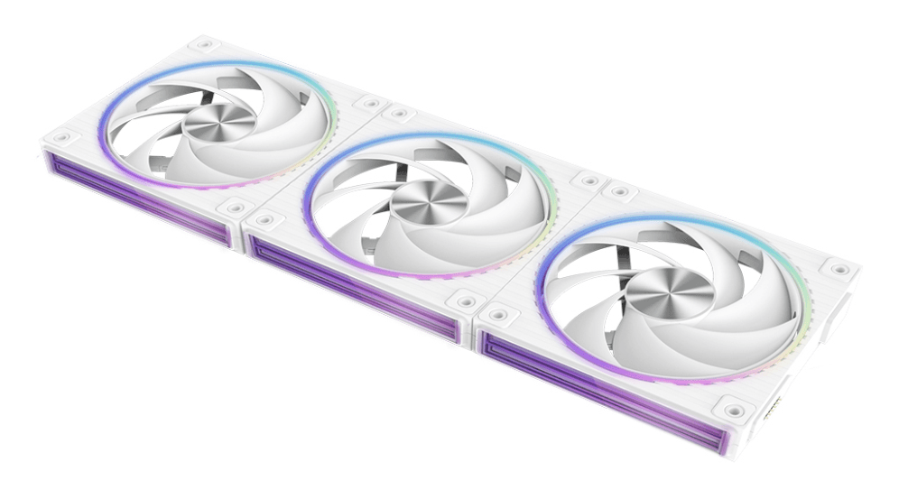 Zalman ZM-DF120 A3 WHITE sistema de refrigeración para ordenador Placa base Ventilador 12,4 cm Blanco 1 pieza(s)