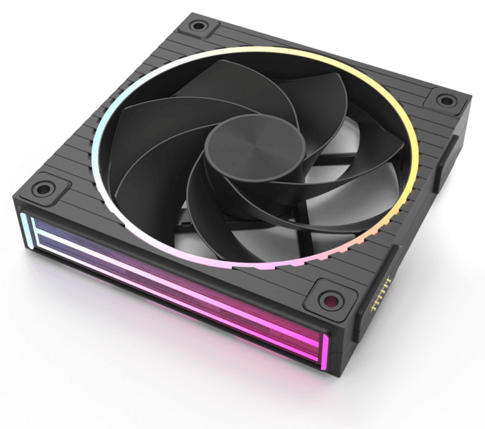 Zalman ZM-DF120R Placa base Ventilador 12,4 cm Negro 1 pieza(s)