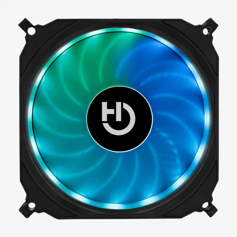 Hiditec N10 Carcasa del ordenador Ventilador 12 cm Negro 1 pieza(s)