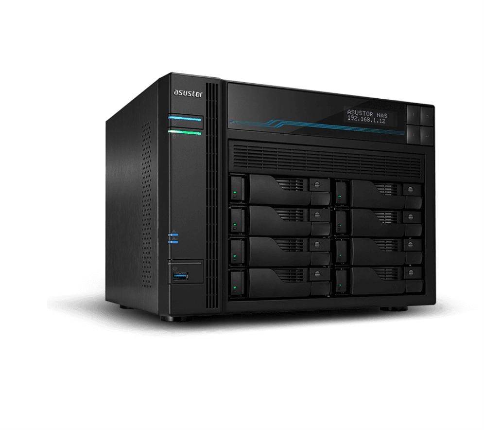 Asustor AS6508T NAS Torre Intel Atom® C3538 8 GB DDR4 0 TB ADM Negro