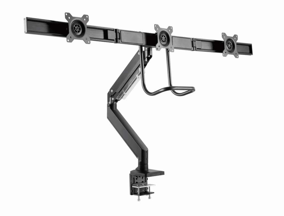 Gembird MA-DA3-03 soporte para monitor 68,6 cm (27") Escritorio Negro