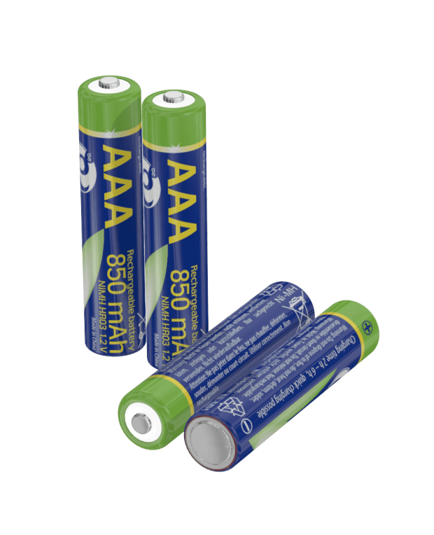 Gembird EG-BA-AAA8R4-01 pila doméstica Batería recargable AAA Níquel-metal hidruro (NiMH)