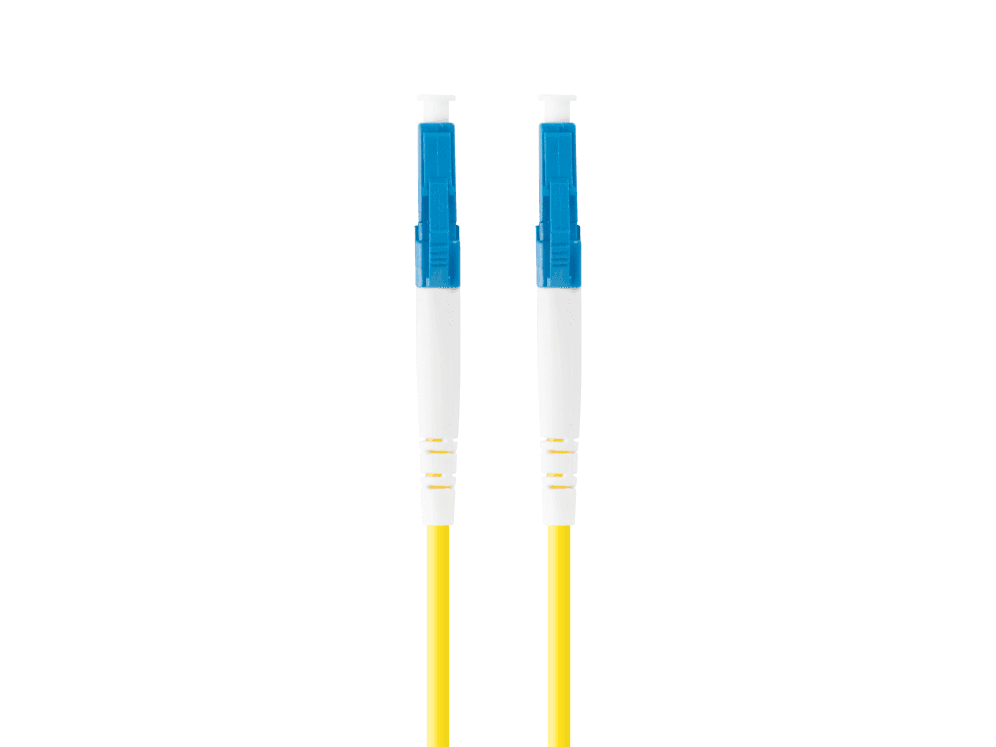 Lanberg FO-LULU-SS11-0100-YE Cable de fibra óptica e InfiniBand 10 m LC Amarillo