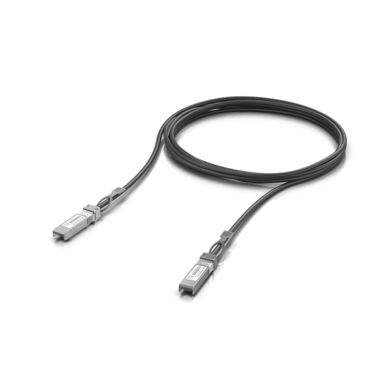 Ubiquiti UACC-DAC-SFP28-3M Cable de fibra óptica e InfiniBand Negro