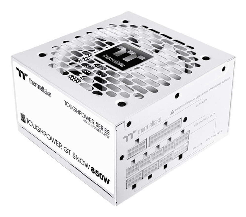 Thermaltake Toughpower Gt unidad de fuente de alimentación 850 W 24-pin ATX ATX Blanco
