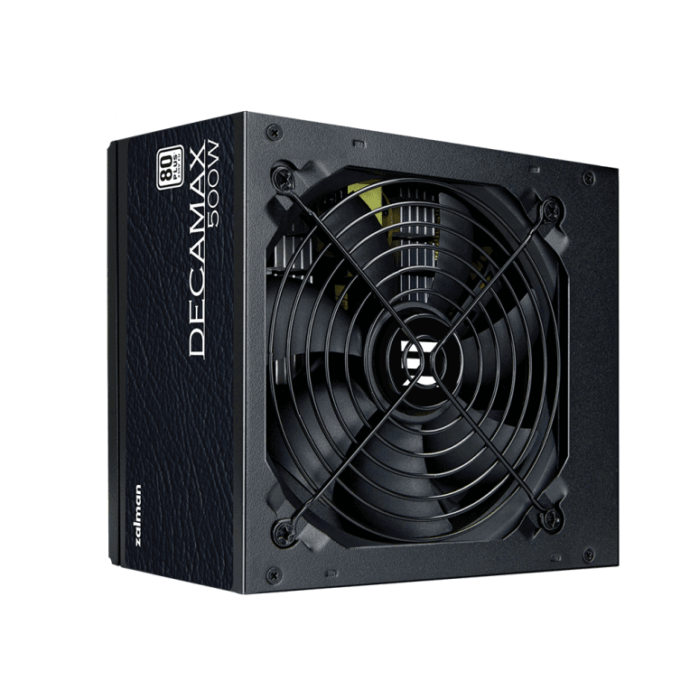 Zalman Decamax unidad de fuente de alimentación 500 W ATX Negro