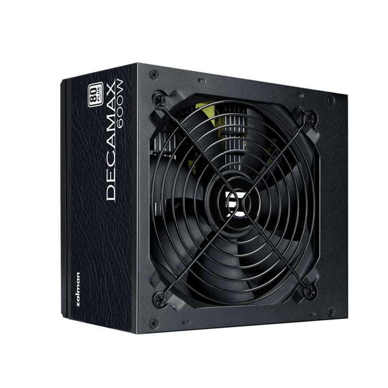 Zalman Decamax unidad de fuente de alimentación 600 W ATX Negro