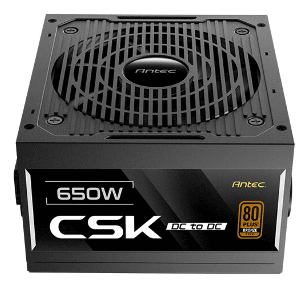 Antec CSK650DC EC unidad de fuente de alimentación 650 W 20+4 pin ATX ATX Negro
